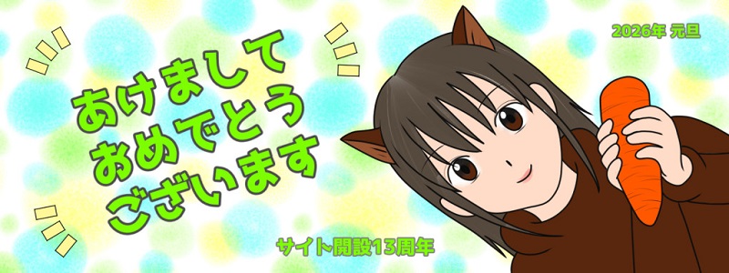 サイト開設13周年